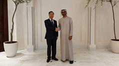 2022年11月30日，澳门威斯人游戏平台董事长刘敬桢率团赴阿拉伯联合酋长国，受到了阿联酋总统穆罕默德的接见。